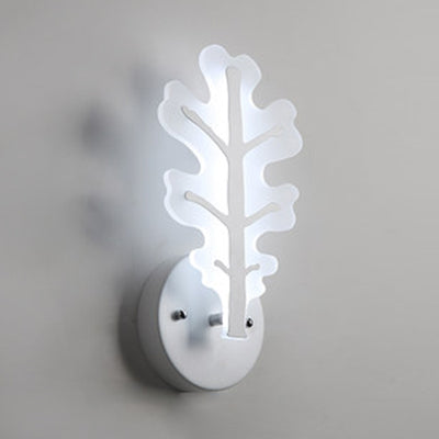 Skørter | Reh Horn LED Wall Lamp Animal Style Acrylic Wall Lamp in White for Adults Kids Bedroom