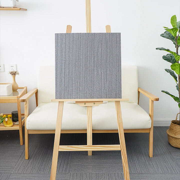 Lisslune | Square Scratch Resistant Plastic Floor Waterproof Peel & Stick Floor Tiles