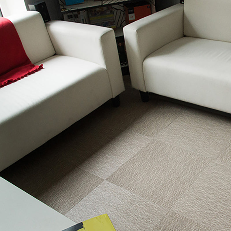 Lisslune | Square Scratch Resistant Plastic Floor Waterproof Peel & Stick Floor Tiles