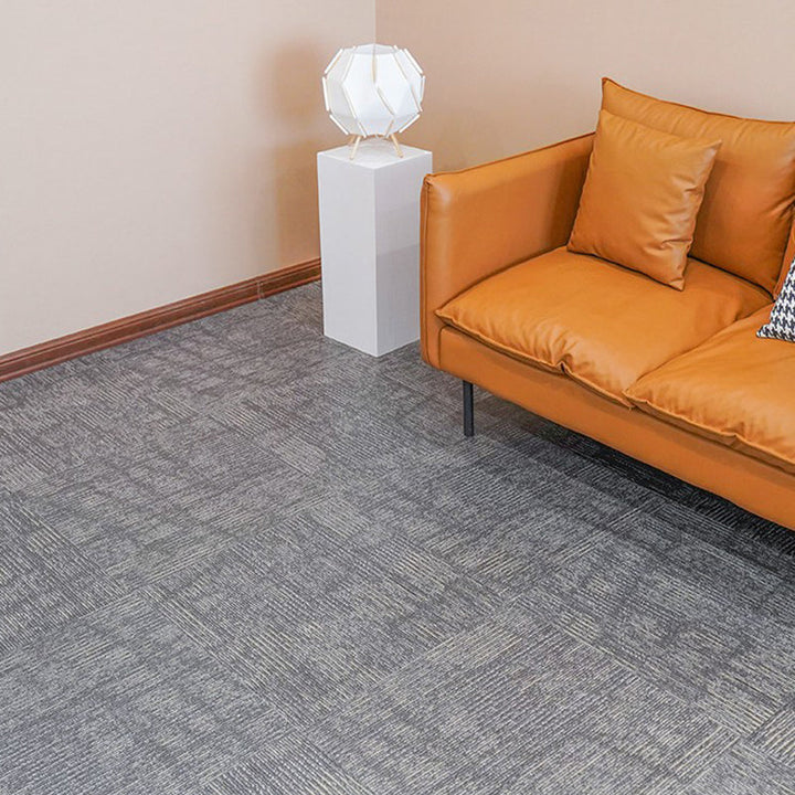 Lisslune | Square Scratch Resistant Plastic Floor Waterproof Peel & Stick Floor Tiles