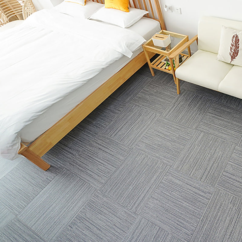 Lisslune | Square Scratch Resistant Plastic Floor Waterproof Peel & Stick Floor Tiles