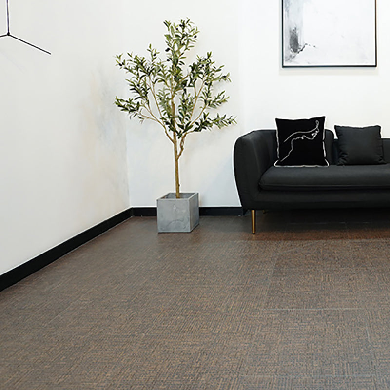 Lisslune | Square Scratch Resistant Plastic Floor Waterproof Peel & Stick Floor Tiles