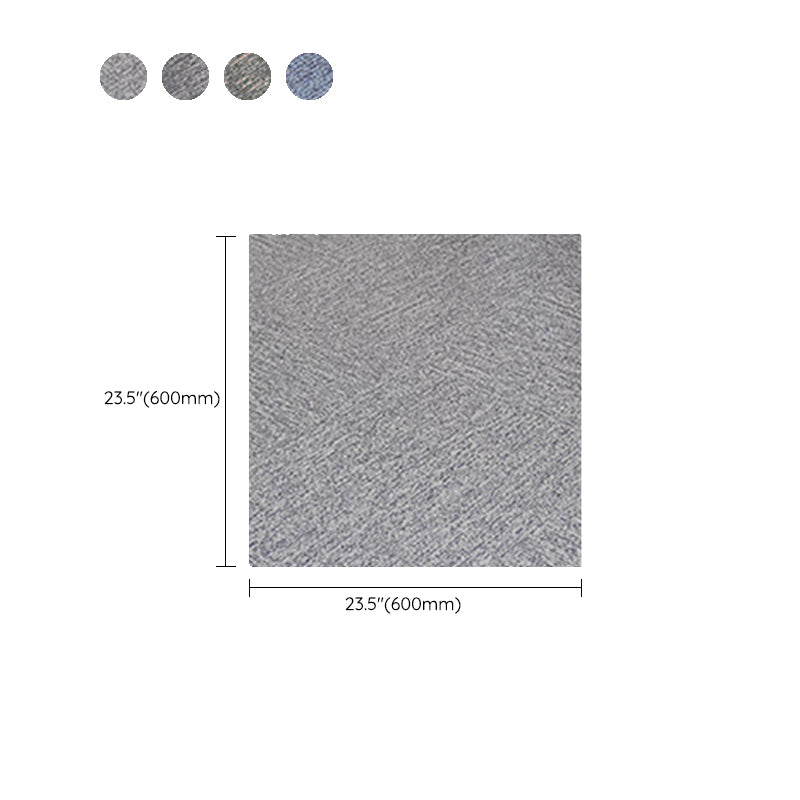 Lisslune | Square Scratch Resistant Plastic Floor Waterproof Peel & Stick Floor Tiles