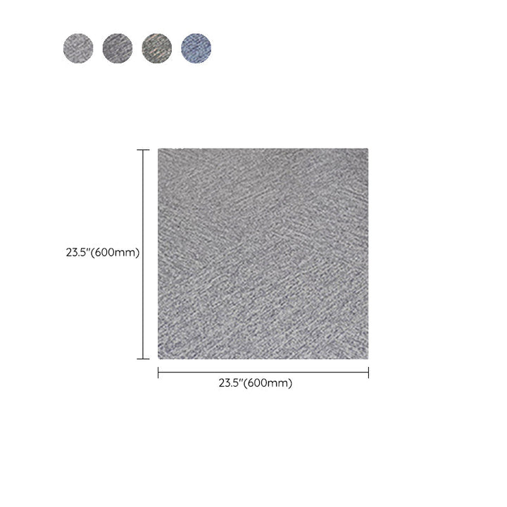 Lisslune | Square Scratch Resistant Plastic Floor Waterproof Peel & Stick Floor Tiles