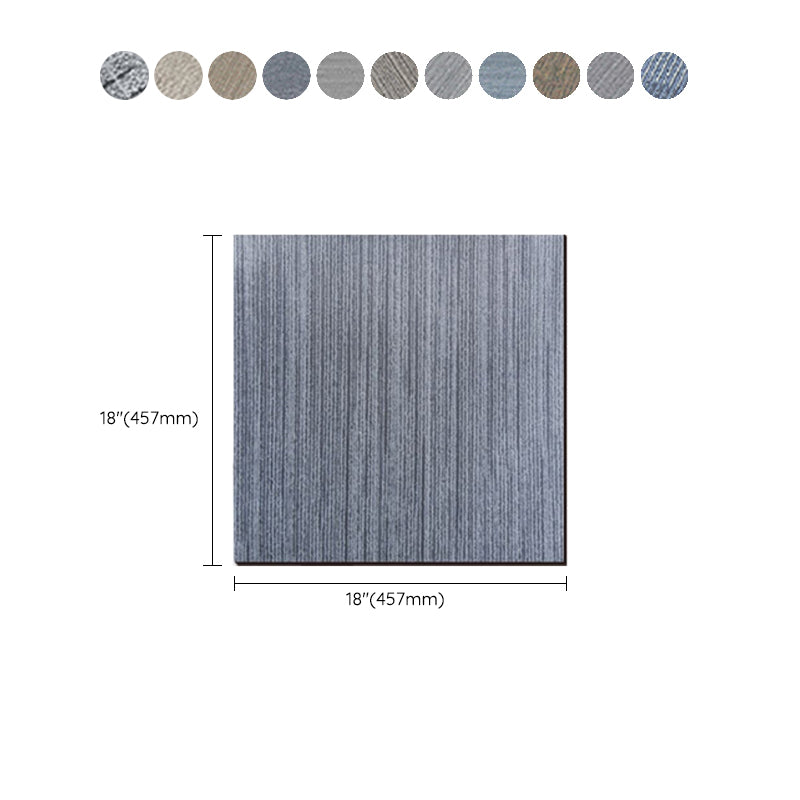 Lisslune | Square Scratch Resistant Plastic Floor Waterproof Peel & Stick Floor Tiles