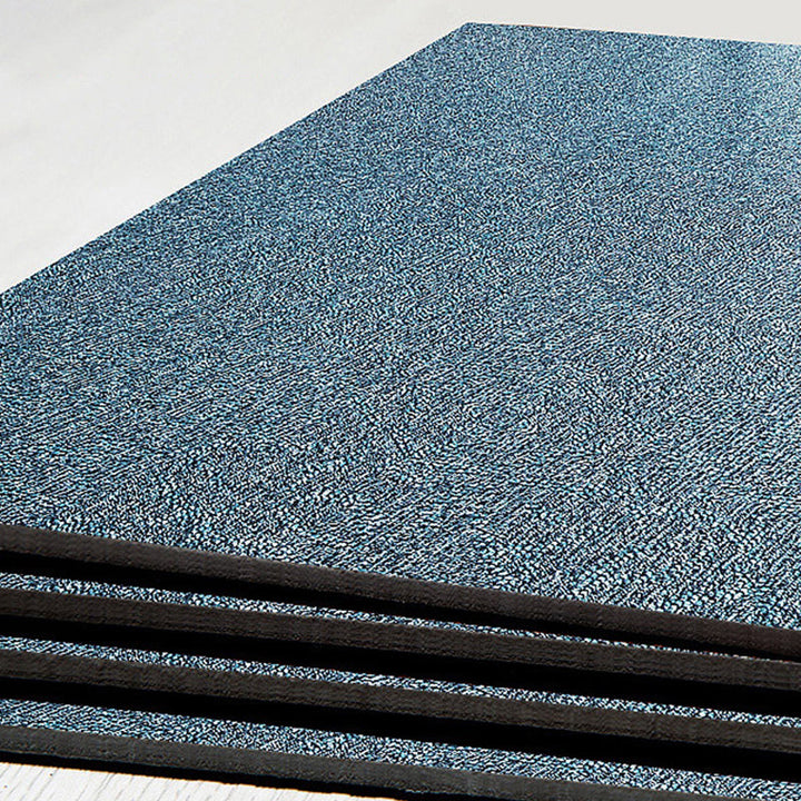 Lisslune | Modern Water-Repellent Plastic Flooring Fabric Look Square Edge Floor Tiles
