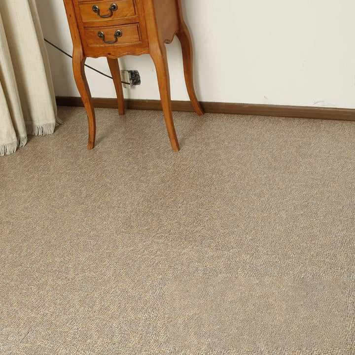 Lisslune | Modern Water-Repellent Plastic Flooring Fabric Look Square Edge Floor Tiles