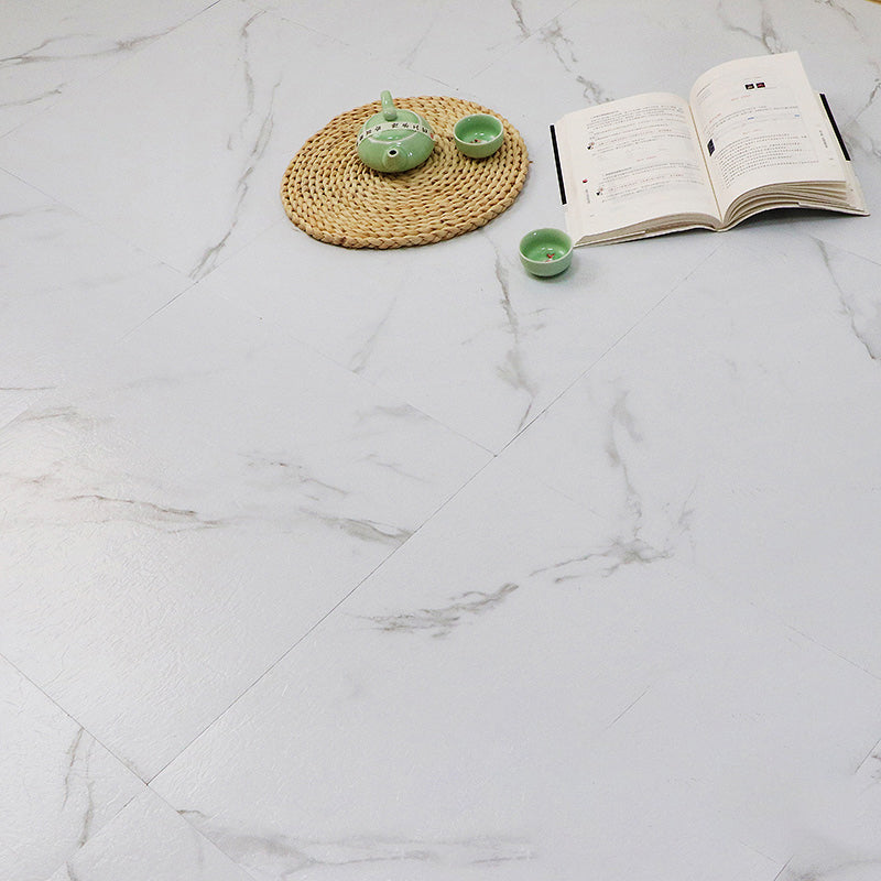 Lisslune | Modern Water-Repellent Plastic Flooring Fabric Look Square Edge Floor Tiles