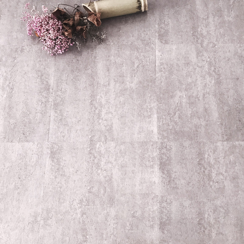 Lisslune | Modern Water-Repellent Plastic Flooring Fabric Look Square Edge Floor Tiles