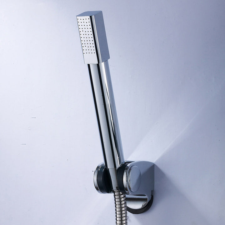 Lisslune | Simple Handheld Shower Head Square 304 Stainless Steel Shower Head