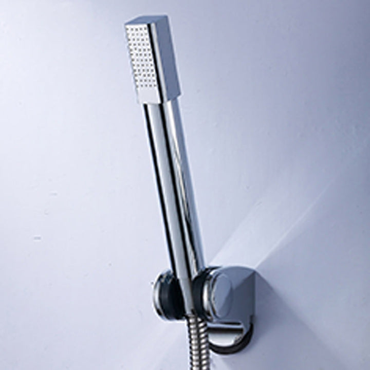 Lisslune | Simple Handheld Shower Head Square 304 Stainless Steel Shower Head
