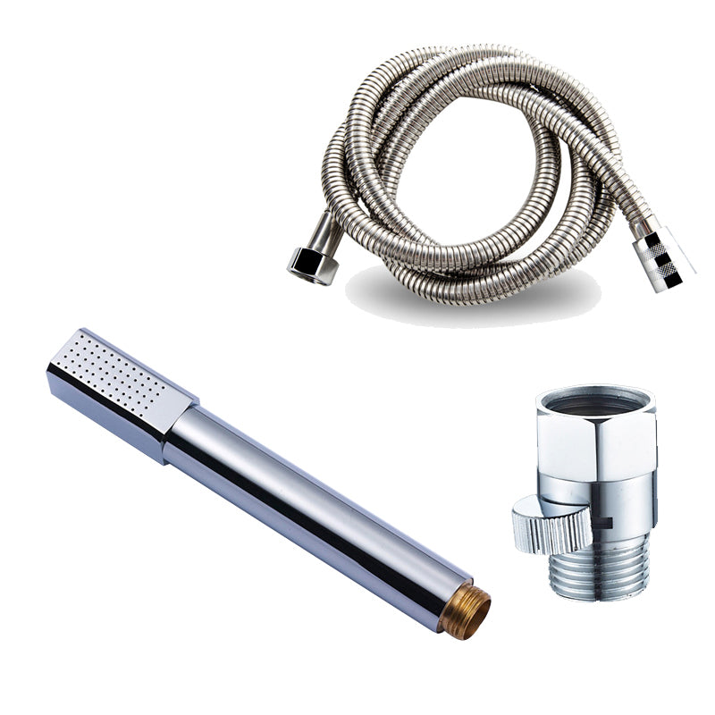 Lisslune | Simple Handheld Shower Head Square 304 Stainless Steel Shower Head