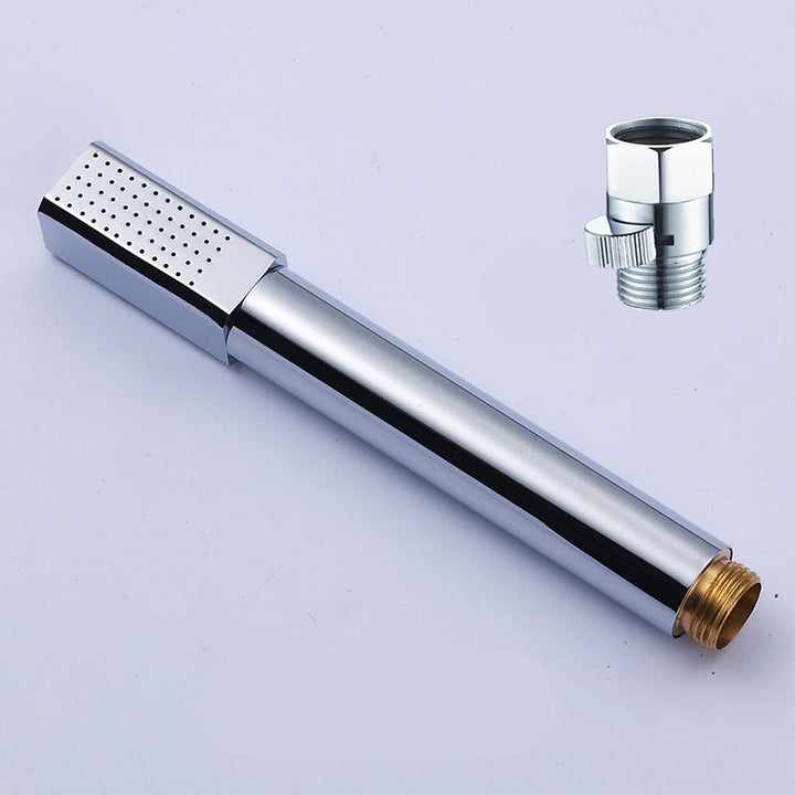 Lisslune | Simple Handheld Shower Head Square 304 Stainless Steel Shower Head