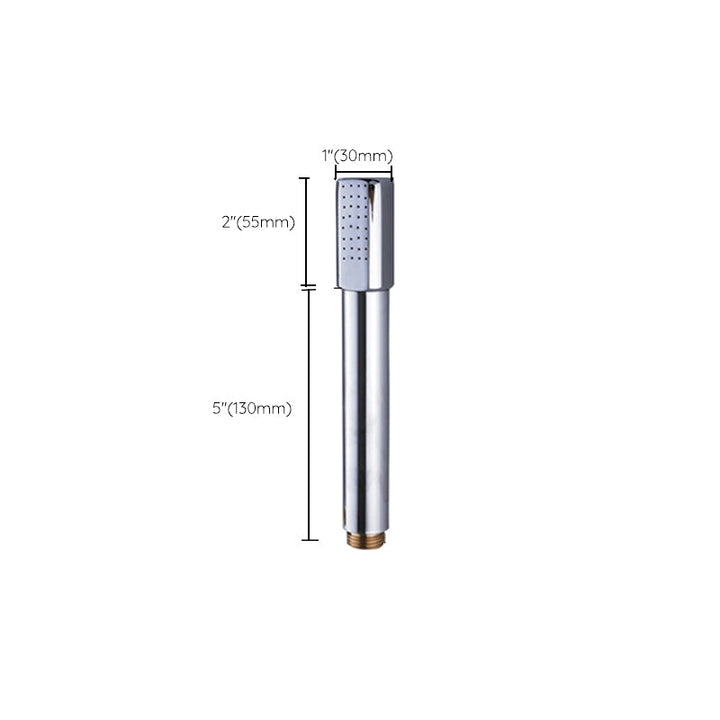 Lisslune | Simple Handheld Shower Head Square 304 Stainless Steel Shower Head