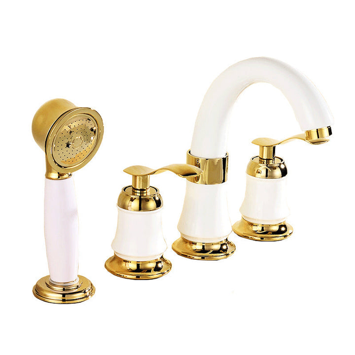 Lisslune | Contemporary Tub Faucet Deck Mount Trim Bathtub Faucet Trim for Bathroom