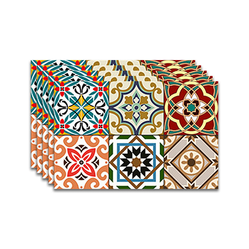 Lisslune | Square Spanish Single Tile Mold Resistant Peel & Stick Tile