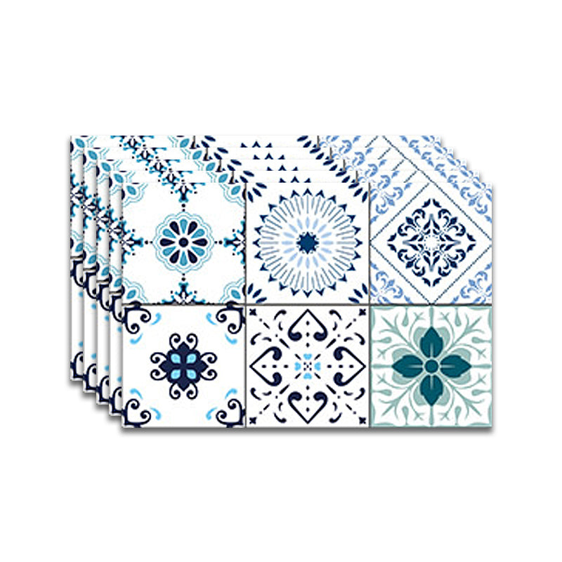 Lisslune | Square Spanish Single Tile Mold Resistant Peel & Stick Tile