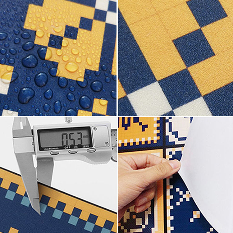 Lisslune | Square Spanish Single Tile Mold Resistant Peel & Stick Tile