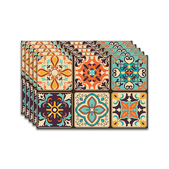Lisslune | Square Spanish Single Tile Mold Resistant Peel & Stick Tile