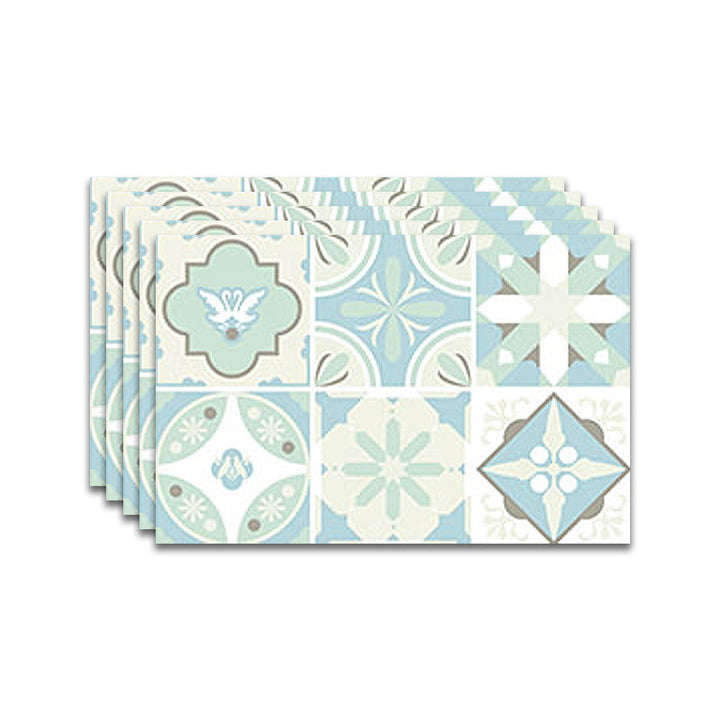 Lisslune | Square Spanish Single Tile Mold Resistant Peel & Stick Tile