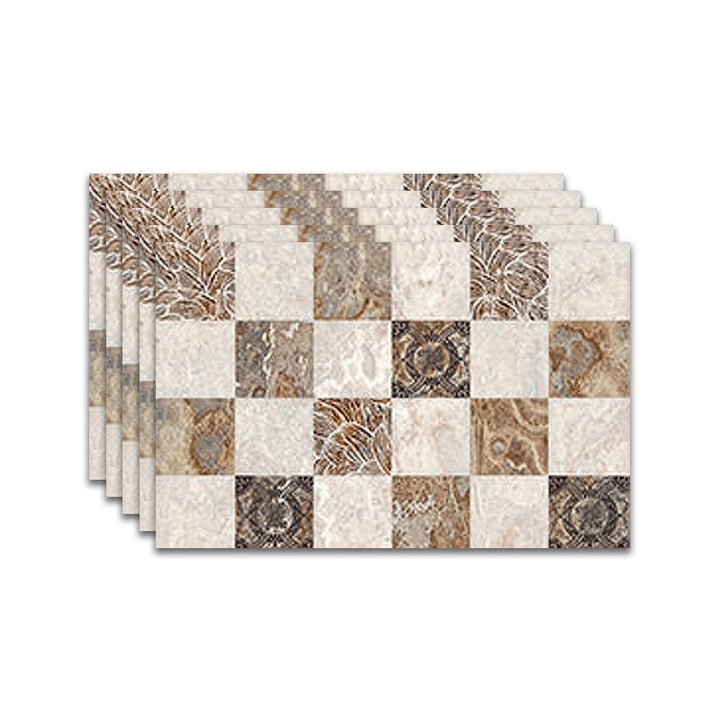 Lisslune | Square Spanish Single Tile Mold Resistant Peel & Stick Tile
