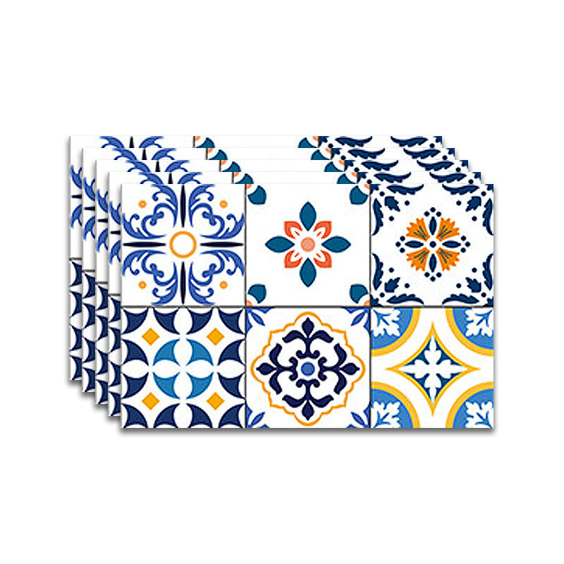 Lisslune | Square Spanish Single Tile Mold Resistant Peel & Stick Tile