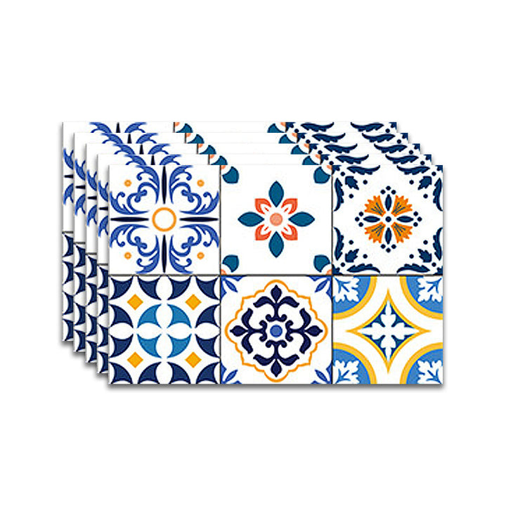 Lisslune | Square Spanish Single Tile Mold Resistant Peel & Stick Tile