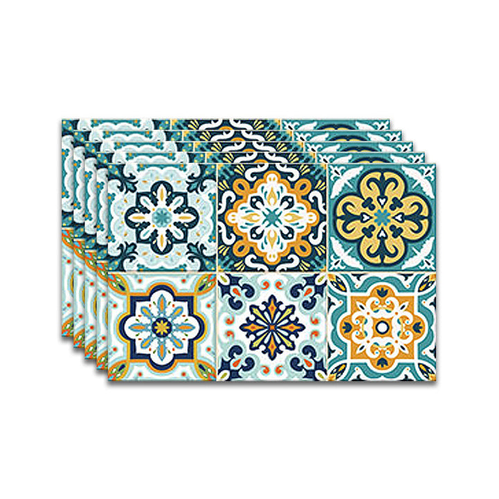 Lisslune | Square Spanish Single Tile Mold Resistant Peel & Stick Tile