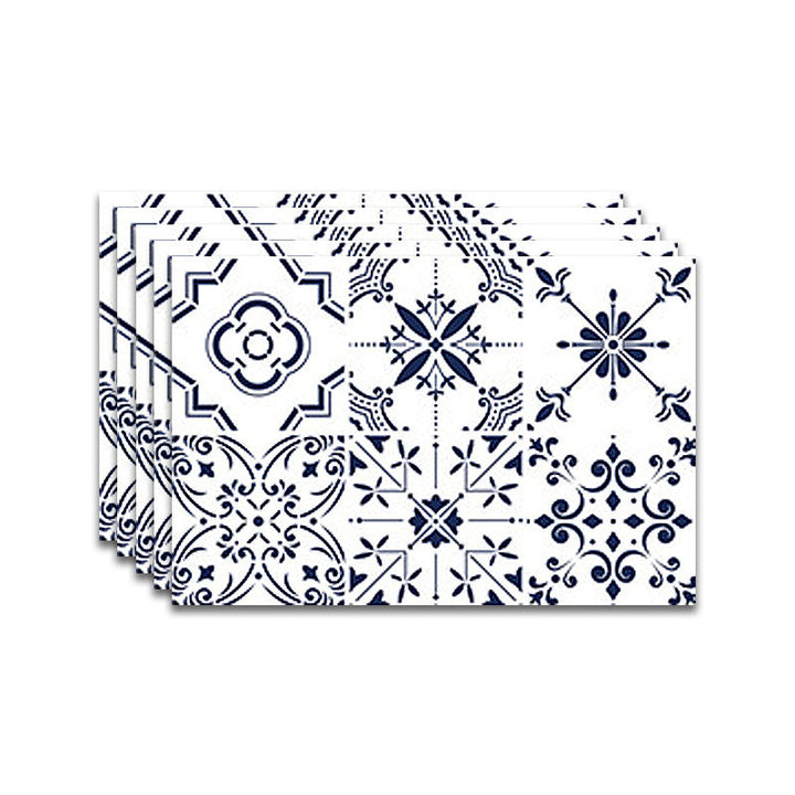 Lisslune | Square Spanish Single Tile Mold Resistant Peel & Stick Tile