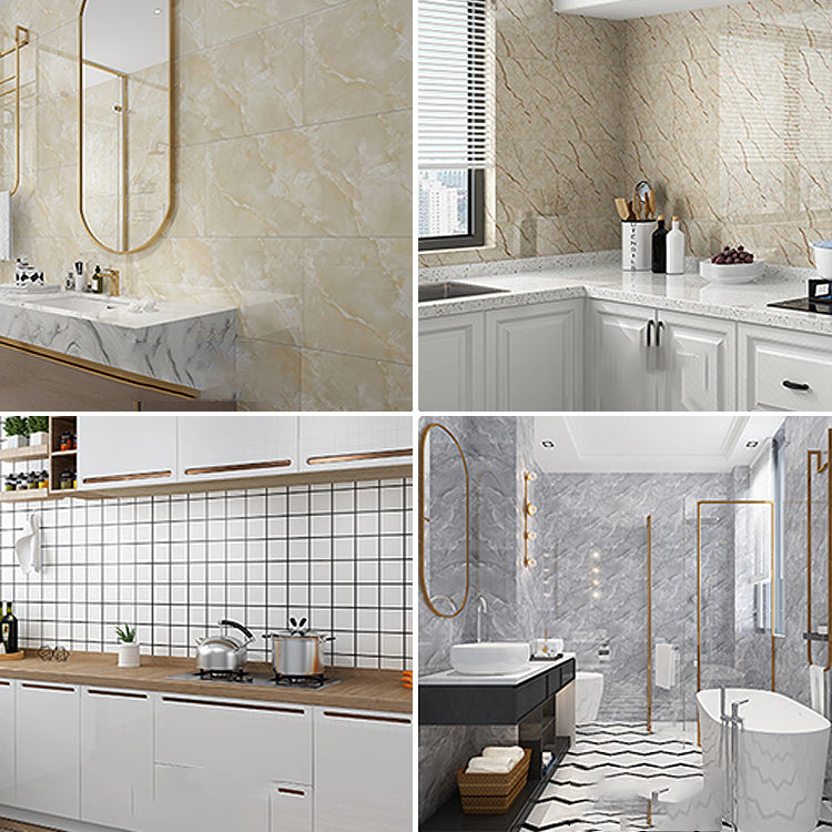 Lisslune | Modern mold-resistant tile PVC Single Peel & Stick tile for backsplash wall