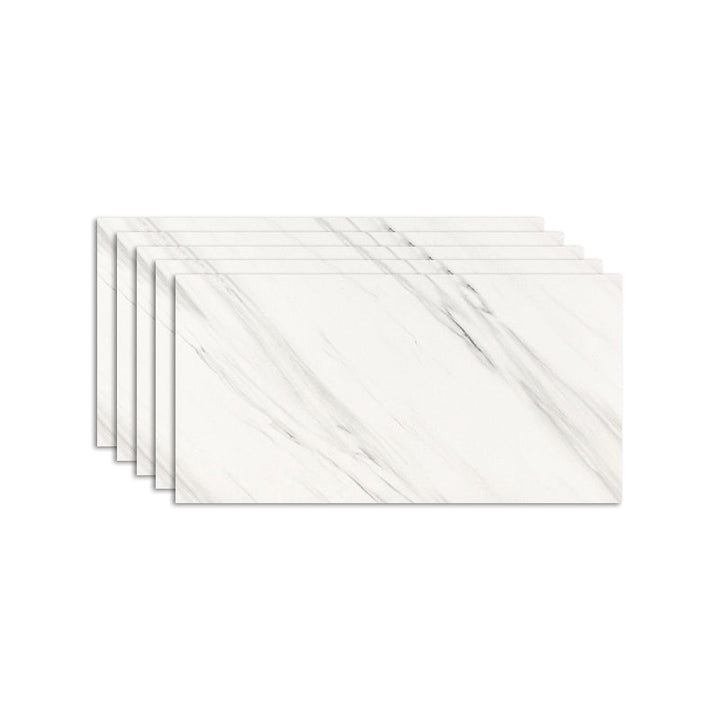 Lisslune | Modern Stain Resistant Tiles PVC Peel and Stick Tiles for Splashback Wall