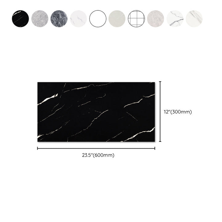 Lisslune | Modern Stain Resistant Tiles PVC Peel and Stick Tiles for Splashback Wall