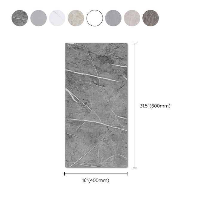 Lisslune | Marbling Stain Resistant Tiles PVC Single Peel & Stick Tiles for Backsplash