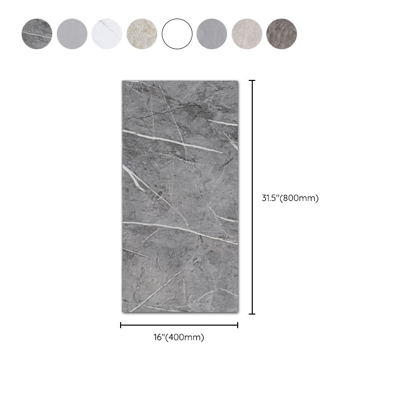 Lisslune | Marbleing Stain Resistant Tiles PVC Single Peel & Stick Tiles for Backsplash