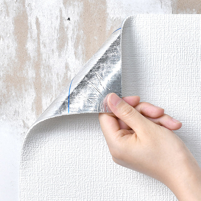 Lisslune | Modern Pearl Wall Molding Flat Wall Access Panel Peel and Stick Foam Baseboard