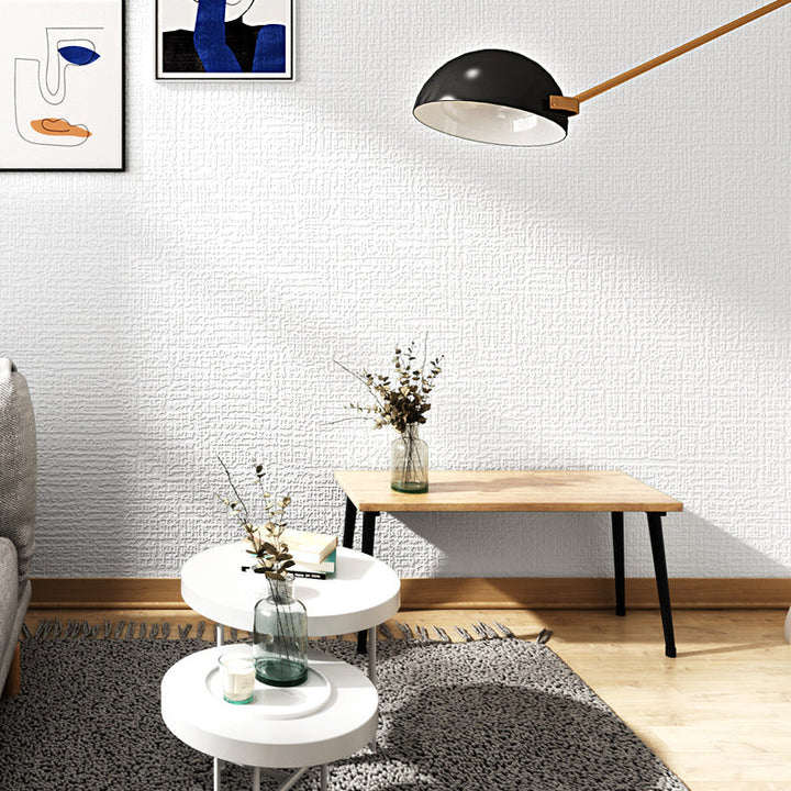 Lisslune | Modern Pearl Wall Molding Flat Wall Access Panel Peel and Stick Foam Baseboard