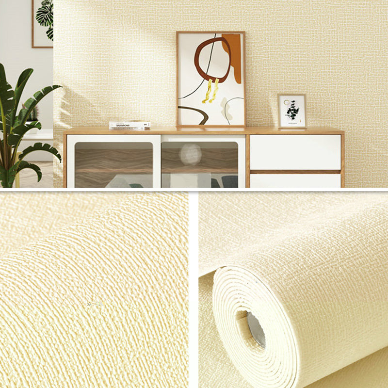 Lisslune | Modern Pearl Wall Molding Flat Wall Access Panel Peel and Stick Foam Baseboard