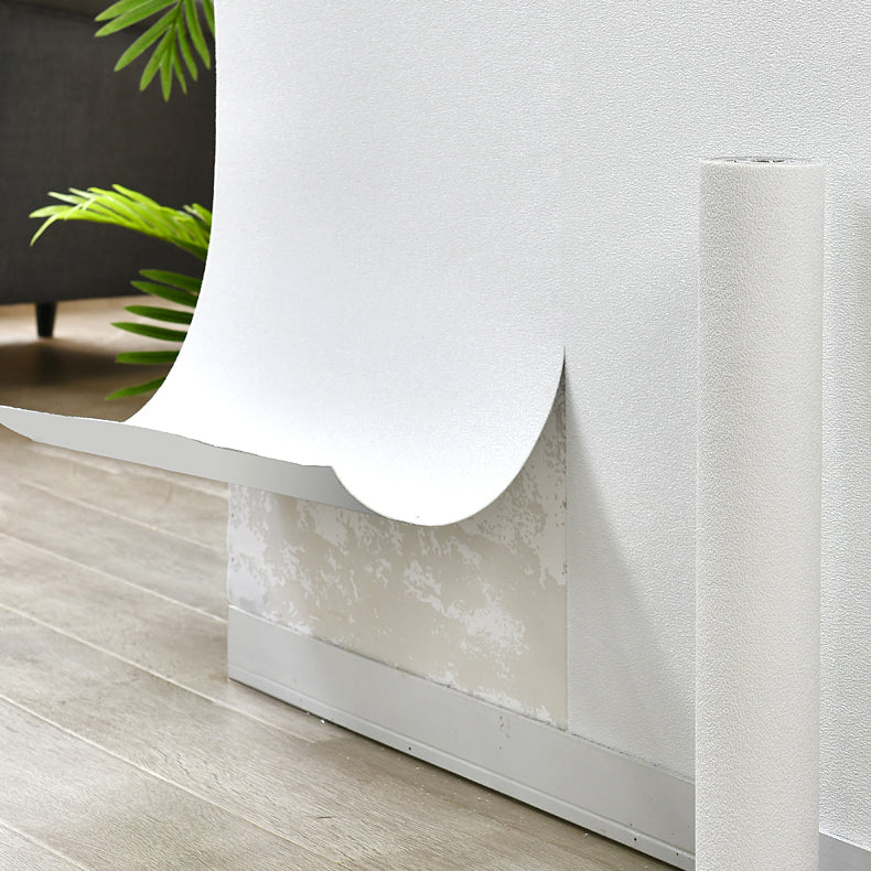 Lisslune | Modern Pearl Wall Molding Flat Wall Access Panel Peel and Stick Foam Baseboard