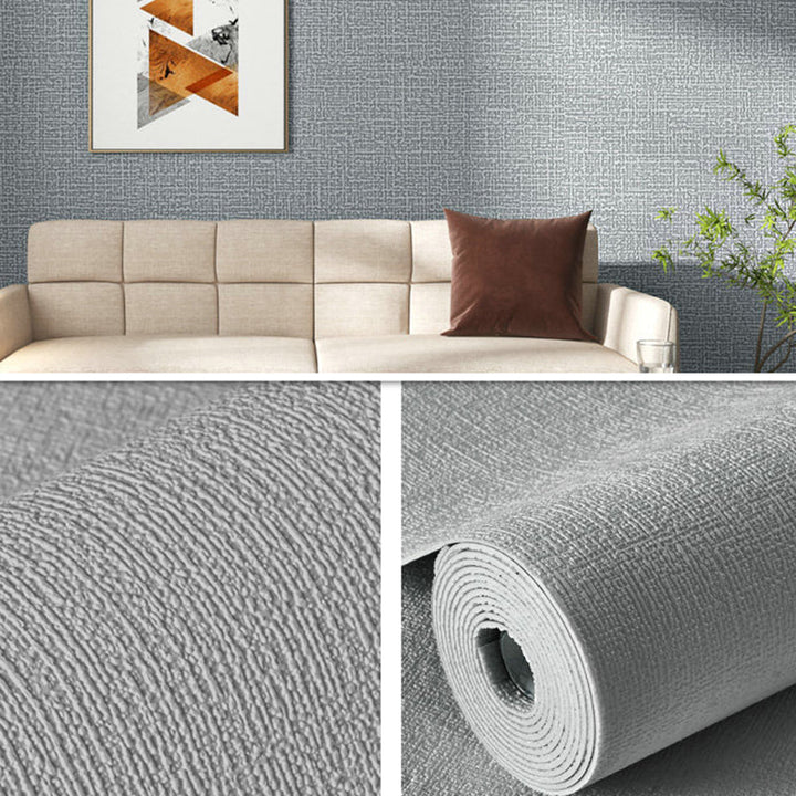 Lisslune | Modern Pearl Wall Molding Flat Wall Access Panel Peel and Stick Foam Baseboard