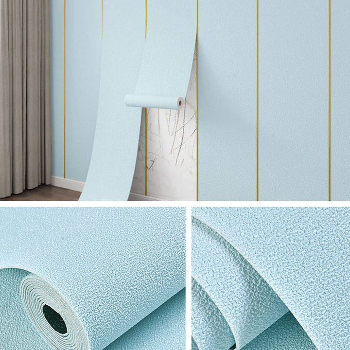 Lisslune | Modern Pearl Wall Molding Flat Wall Access Panel Peel and Stick Foam Baseboard
