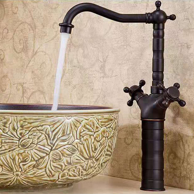 Lisslune | Industrial Widely Used Bathtub Faucet with Cross Handles Basin Faucet