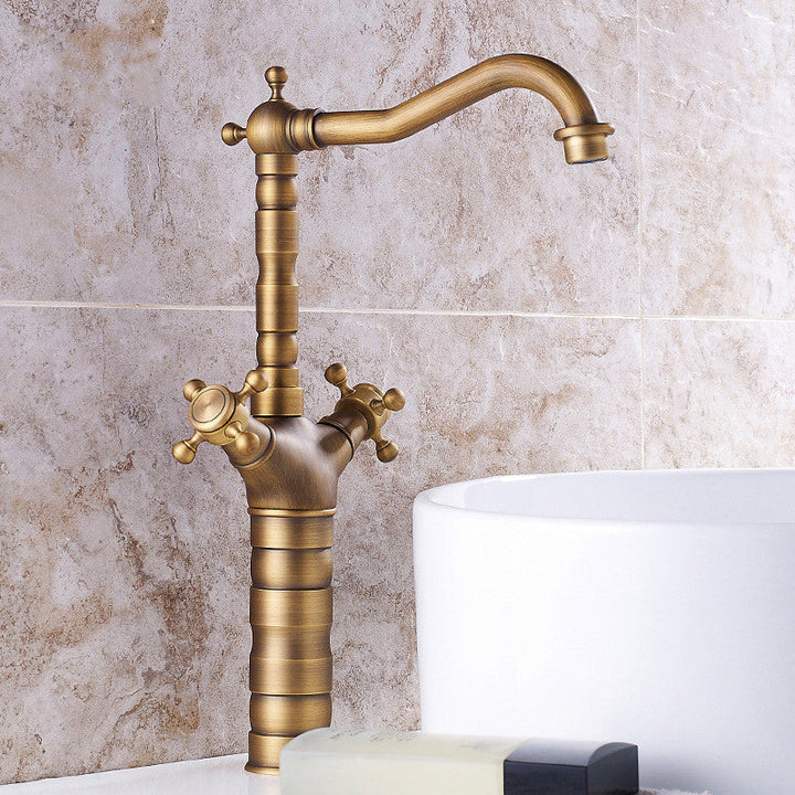 Lisslune | Industrial Widely Used Bathtub Faucet with Cross Handles Basin Faucet