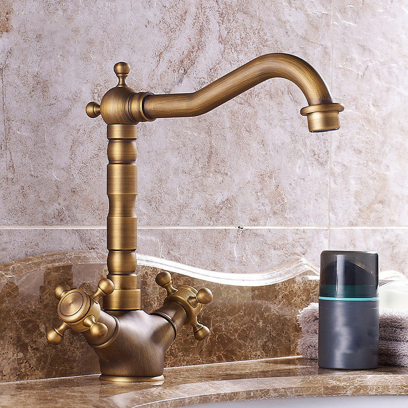 Lisslune | Industrial Widely Used Bathtub Faucet with Cross Handles Basin Faucet