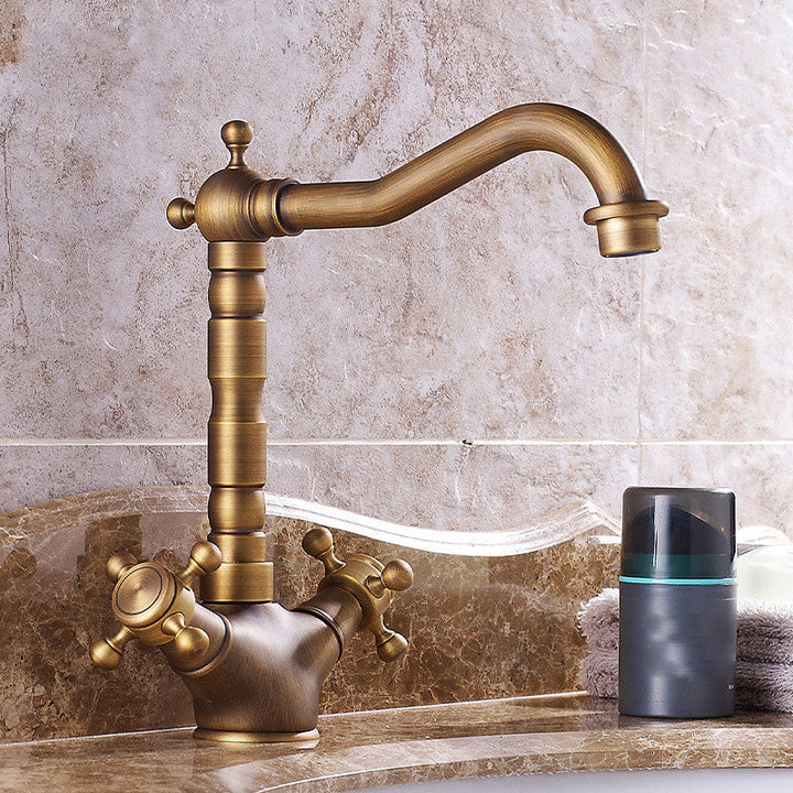 Lisslune | Industrial Widely Used Bathtub Faucet with Cross Handles Basin Faucet