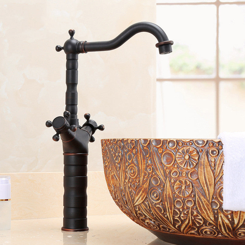 Lisslune | Industrial Widely Used Bathtub Faucet with Cross Handles Basin Faucet