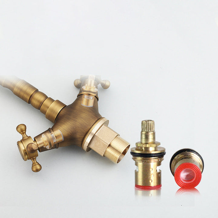 Lisslune | Industrial Widely Used Bathtub Faucet with Cross Handles Basin Faucet