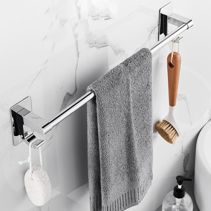 Lisslune | Polished Chrome Bathroom Accessory Set Modern Bathroom Shelf Stainless Steel