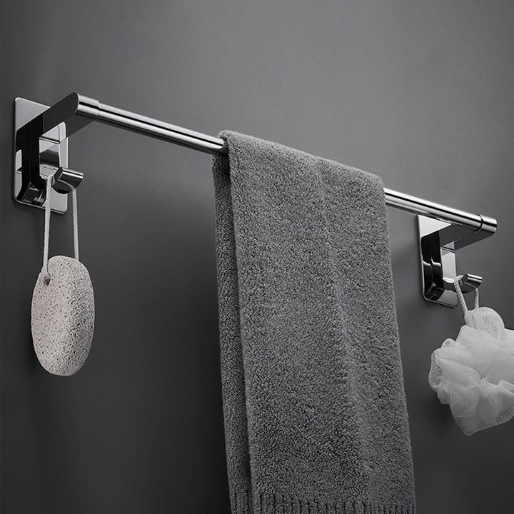 Lisslune | Polished Chrome Bathroom Accessory Set Modern Bathroom Shelf Stainless Steel