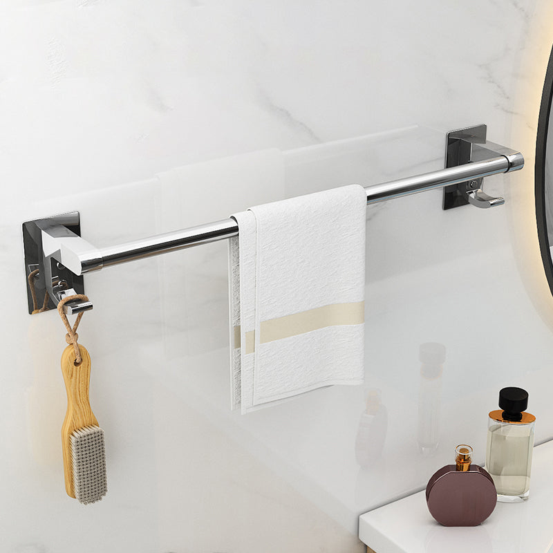 Lisslune | Polished Chrome Bathroom Accessory Set Modern Bathroom Shelf Stainless Steel