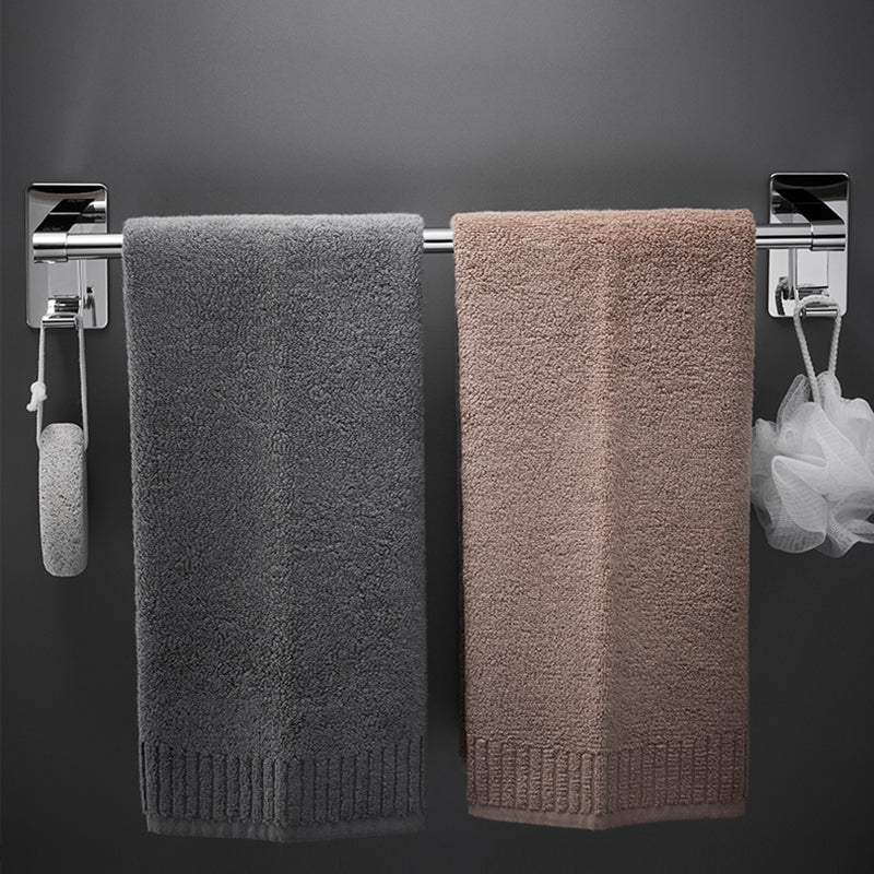Lisslune | Polished Chrome Bathroom Accessory Set Modern Bathroom Shelf Stainless Steel